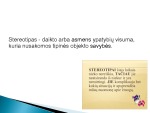 Stereotipai projektas 2