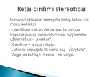 Stereotipai projektas 3