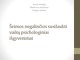 Šeimos negalinčios susilaukti vaikų psichologiniai išgyvenimai