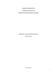 Ebbinhauzo „Pozicinio efekto“ tyrimas 1