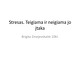 Stresas: neigiama ir teigiama jo įtaka