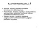 Psichologijos ir psichikos samprata