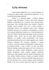 Lyčių skirtumai 1
