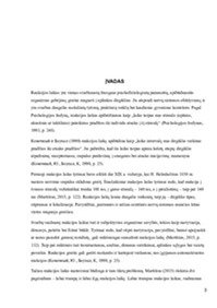Reakcijos laiko tyrimai esant skirtingoms sąlygoms 3