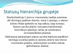 Statusų hierarchija grupėje, stigma, destigmatizacija 2