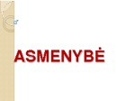 Asmenybės teorija skaidrės 1