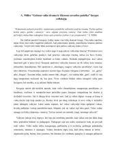 A. Miller “Gabaus vaiko drama ir tikrosos savasties paieška” knygos refleksija 2