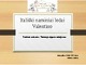 Sužinoti vartotojų pirkimo elgsenai darančius veiksnius.(ledainė Valentino)