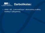 Ekonominių rodiklių analizė ir palyginimas 2
