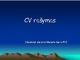 CV Rašymas skaidrės