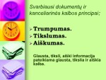 Raštvedybos pagrindai kanceliarinės kalbos ypatybės 3
