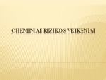 Cheminiai rizikos veiksniai (2) 1