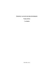 Žmonių saugos ir ergonomikos namų darbas 1