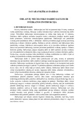 Orlaivių mechaniko darbo saugos ir sveikatos instrukcija 1