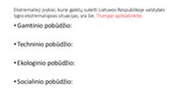 Civilinė sauga klausimai 2