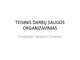 Teisinis darbų saugos organizavimas