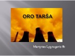 Oro tarša skaidrės 1