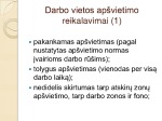 Darbo vietų apšvietimo pagrindiniai reikalavimai 3