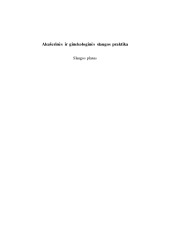Akušerinės ir ginekologinės slaugos praktika 1