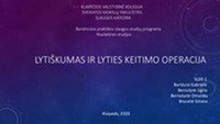 Lytiškumas ir lyties keitimo operacija 1