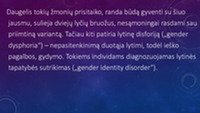 Lytiškumas ir lyties keitimo operacija 3