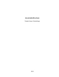 Hemofilijos slaugos planas 1