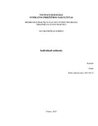 Bendruomenės slaugos istorija 1