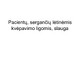 Pacientų, sergančių lėtinėmis kvėpavimo ligomis, slauga