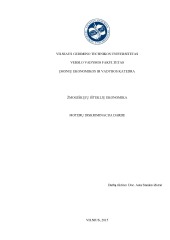 Moterų diskriminacija darbe referatas 1