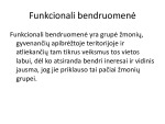 Bendruomenės atliekamos funkcijos 3