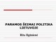 Paramos šeimai politika Lietuvoje