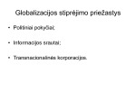 Globalizacija,gyventojų gausėjimasir ekologinė krizė 3