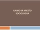 Kaimo ir miesto sociologija