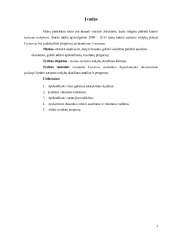 Kaimo turizmo sodybų skaičiaus analizė ir prognozė projektas 3