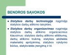 Bendrosios statybos sąvokos 2