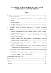 Statybinių medžiagų prekyba vartotojų nuomonės tyrimas 1