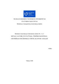 Metalų savybių nustatymas: Tempimas 1