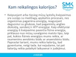 Vyrų ir moterų kalorijų suvartojimas 3