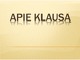 Klausa
