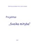 Sveika mityba. Principai