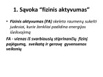 Fizinis aktyvumas skaidrės 3