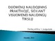 Duomenų naudojimas praktikoje, siekiant visuomenei naudingų tikslų