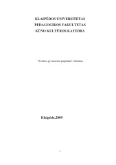 Sveika gyvensena referatas 1