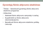 Gyventojų fizinio aktyvumo skatinimas 2