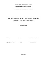 Sveikatingumo įmonės klientų aptarnavimas 1