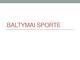 Baltymai sporte