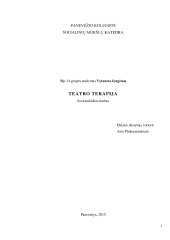 Teatro terapija 1