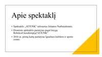 Spektaklio pristatymas „Atjunk“ 2