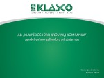 KLASCO sandeliavimo galimybes 1