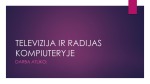 Televizija ir radijas kompiuteryje 1